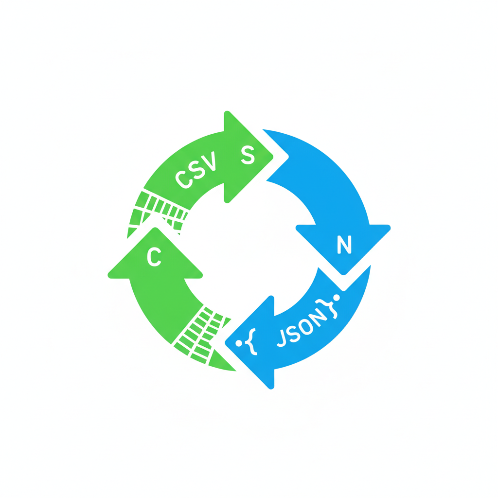 CSV-JSON Logo